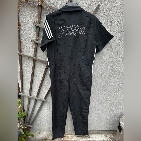 ADIDAS ORIGINAL X FIORUCCI JUMPSUIT in Black New with Tags! - Picture 15 of 15